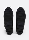 Black TH Monogram Rubber Cleat Rain Boots  Women