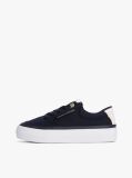 Blue Contrast Trim Trainers  Women