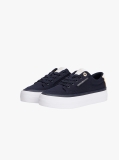 Blue Contrast Trim Trainers  Women