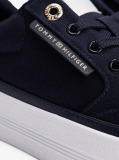 Blue Contrast Trim Trainers  Women