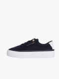 Blue Contrast Trim Trainers  Women