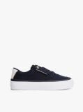 Blue Contrast Trim Trainers  Women