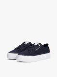 Blue Contrast Trim Trainers  Women