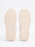 White TH Monogram Leather Trainers  Women