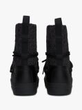 Black TH Monogram Lace-Up Snow Boots  Women