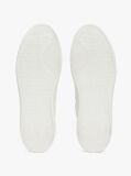 White Leather Court Trainers  Women