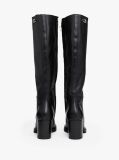 Black Leather TH Monogram Horsebit Knee-High Boots  Women