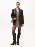 Black Leather TH Monogram Horsebit Knee-High Boots  Women