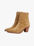 Brown Western Mid Heel Suede Chelsea  Women