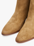Brown Western Mid Heel Suede Chelsea  Women