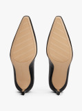 Black Leather TH Monogram Stiletto Heels  Women