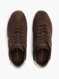 Brown Suede TH Monogram Low Profile Trainers  Women