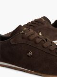 Brown Suede TH Monogram Low Profile Trainers  Women