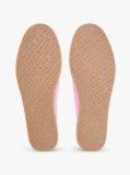 Pink Logo Embroidery Canvas Espadrilles  Women