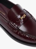 Red Patent Leather Cushioned Loafers  Women