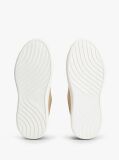 Beige Metallic TH Monogram Leather Platform Trainers  Women