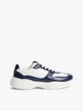 Multi TH Monogram Mixed Texture Leather Trainers  Women