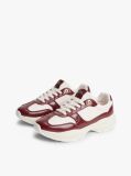Multi TH Monogram Mixed Texture Leather Trainers  Women