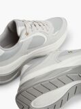 Grey TH Monogram Leather Chunky Trainers  Women