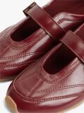 Red Leather Mary Jane Trainers  Women