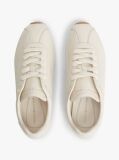 Beige TH Monogram Plaque Leather Trainers  Women
