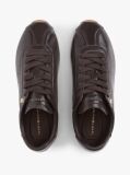 Brown TH Monogram Plaque Leather Trainers  Women