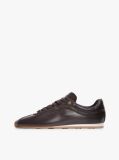 Brown TH Monogram Plaque Leather Trainers  Women