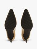 Beige TH Monogram Leather High Heels  Women
