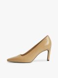 Beige TH Monogram Leather High Heels  Women