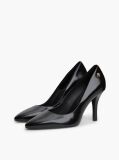 Black Leather TH Monogram High Heels  Women