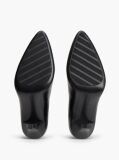 Black Leather TH Monogram High Heels  Women