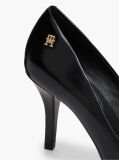 Black Leather TH Monogram High Heels  Women