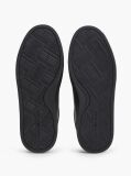 Black Pebble Grain Leather Cupsole Trainers  Women