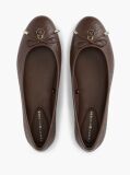Brown TH Monogram Embossed Leather Ballerinas  Women