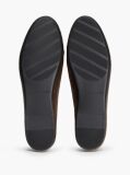 Brown TH Monogram Embossed Leather Ballerinas  Women