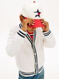 Red Kids' Star Flag Colour-Blocked Baseball Cap  Kids Unisex