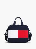 Blue Signature Colour-Blocked Textile Lunch Box  Kids Unisex