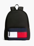 Black Kids' Essential Signature Colour-Blocked Pocket Backpack  Kids Unisex