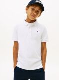 White ORGANIC COTTON POLO SHIRT  Boys