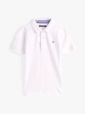 White ORGANIC COTTON POLO SHIRT  Boys