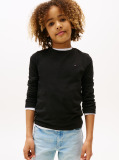 Black LONG-SLEEVE ORGANIC COTTON T-SHIRT  Boys