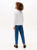 White LONG-SLEEVE ORGANIC COTTON T-SHIRT  Boys