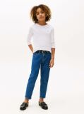 White LONG-SLEEVE ORGANIC COTTON T-SHIRT  Boys