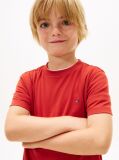 Red Essential Organic Cotton T-Shirt  Boys