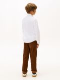 White STRETCH OXFORD COTTON SHIRT  Boys