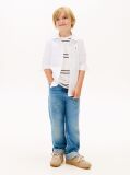 White STRETCH COTTON POPLIN SHIRT  Boys