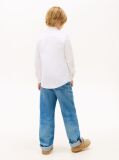 White STRETCH COTTON POPLIN SHIRT  Boys