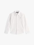 White STRETCH COTTON POPLIN SHIRT  Boys