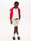White Essential Flag Embroidery Regular Fit Polo  Boys