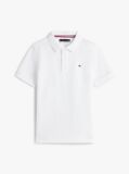 White Essential Flag Embroidery Regular Fit Polo  Boys